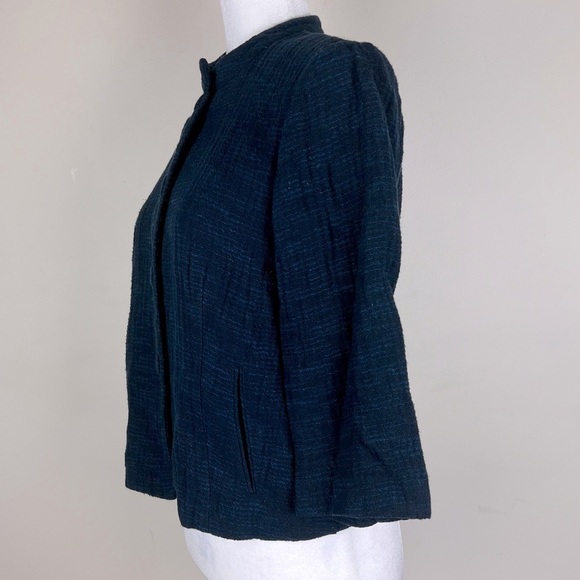 Eileen Fisher | Rys Japanese Woven Cotton Jacket | 2 / 4 P - Picture 7 of 14